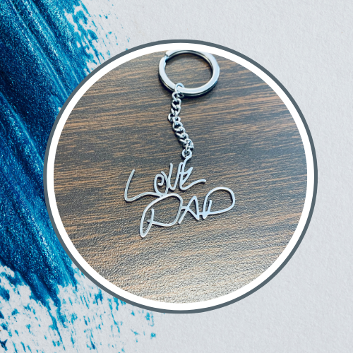 Handwriting Keychains (LOCAL PICKUP)